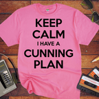 'Keep Calm, I Have A Cunning Plan' Funny T-Shirt