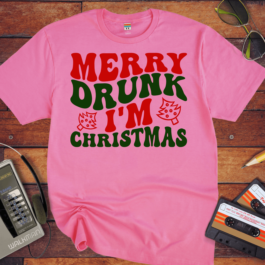 'Merry Drunk Christmas' Funny T-Shirt