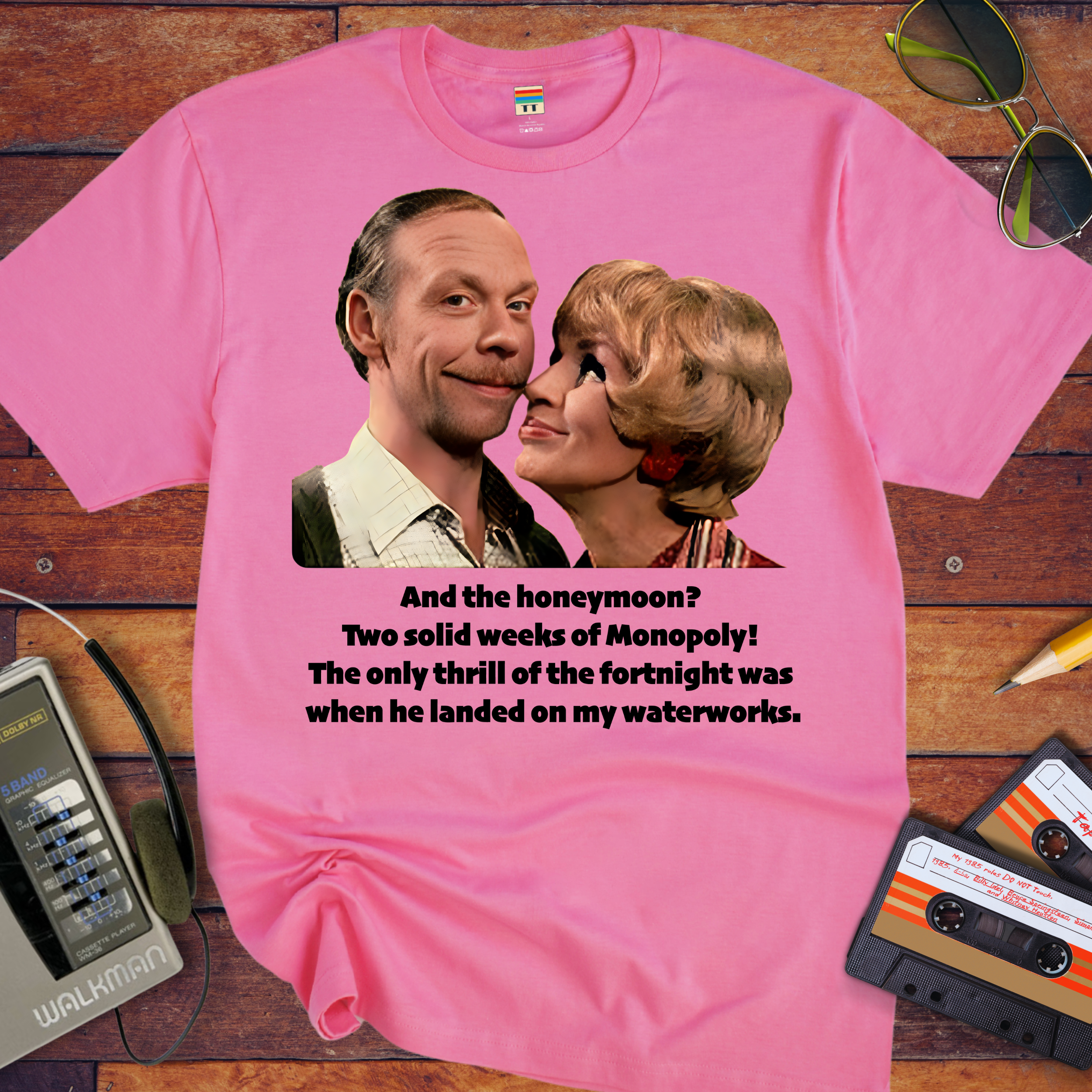 'And the honeymoon? ' Funny T-Shirt