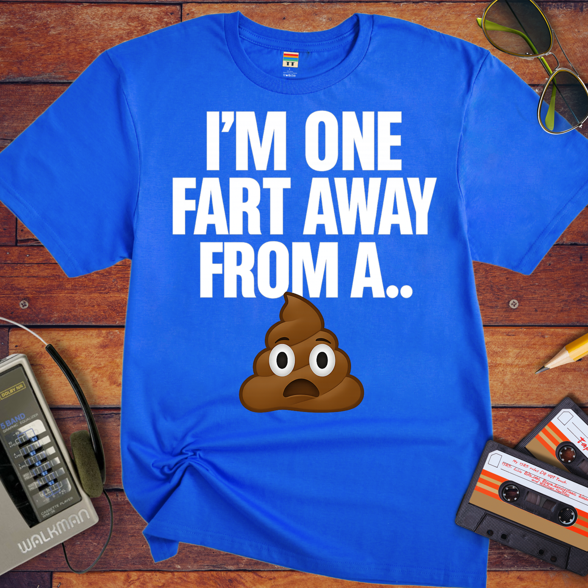 'I'm only one fart' Funny T-Shirt