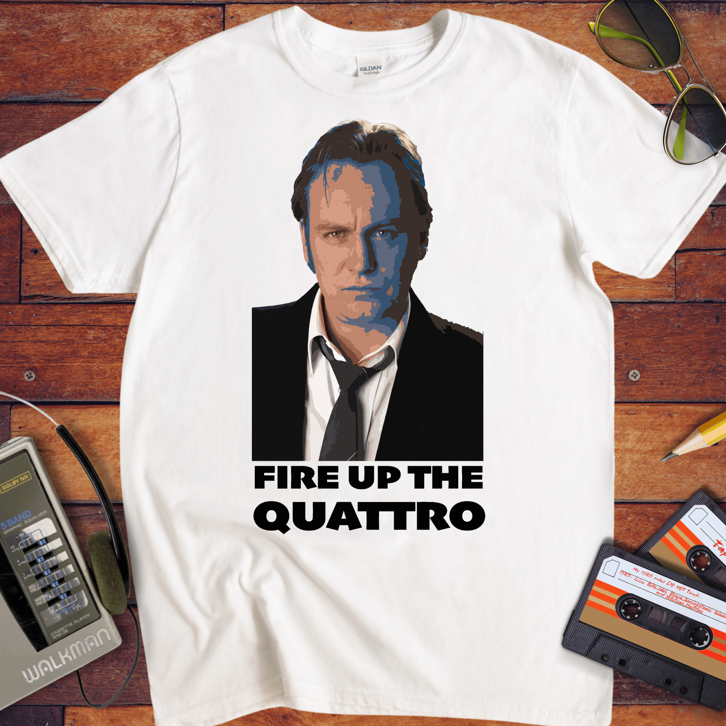 'FIRE UP THE QUATTRO' T-Shirt