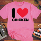 'I Love Chicken' Funny T-Shirt