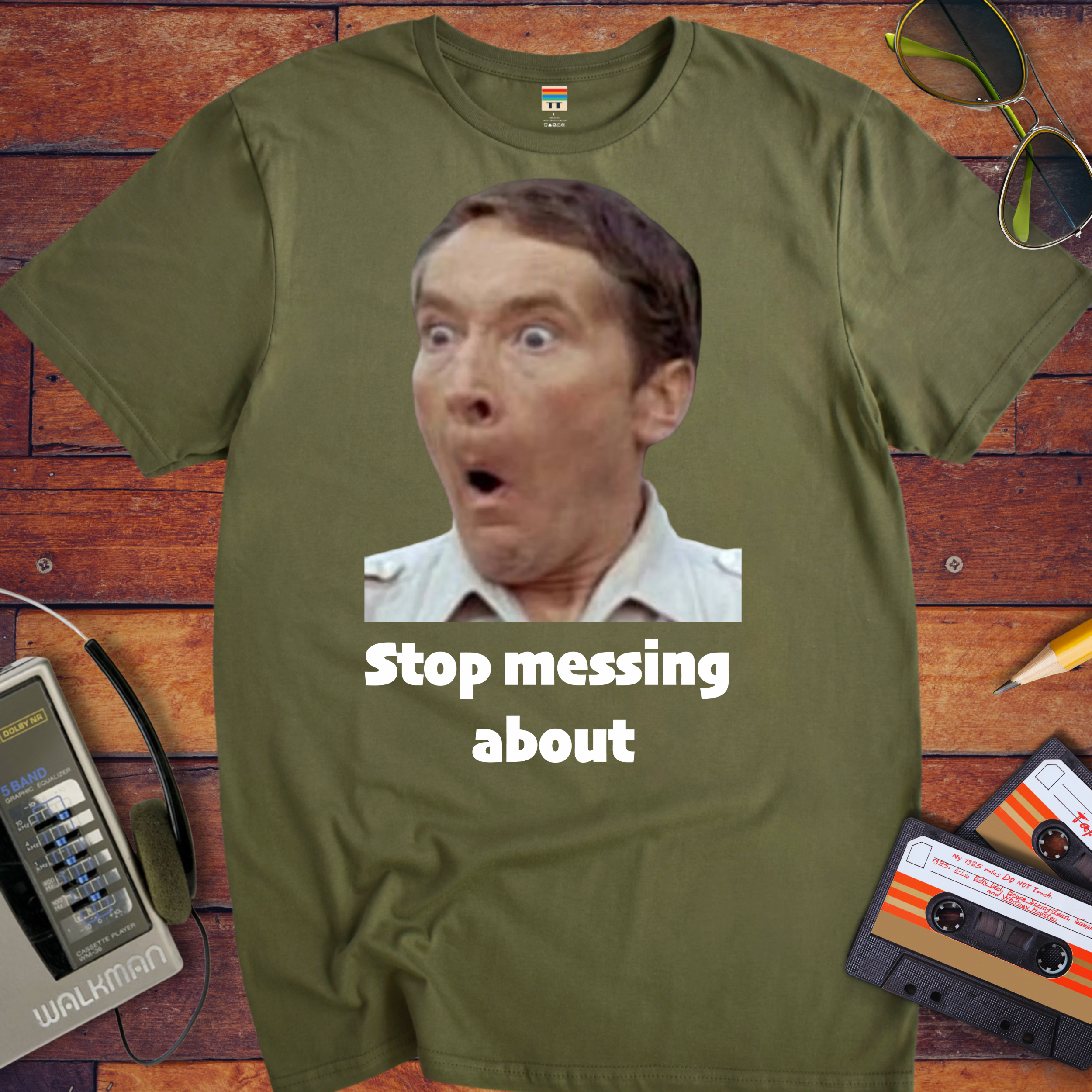 'Stop messing about' Funny T-Shirt
