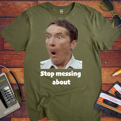 'Stop messing about' Funny T-Shirt