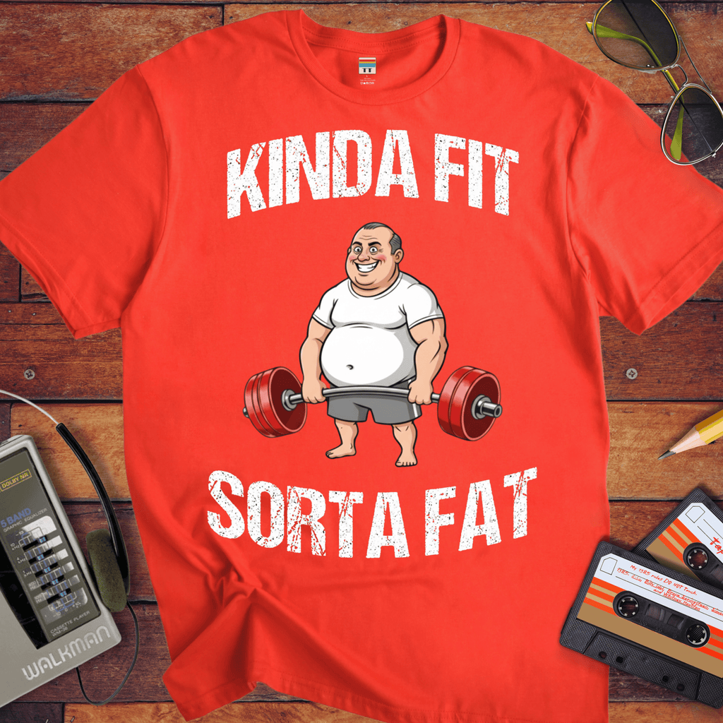 'KINDA FIT SORTA FAT'  Funny T-Shirt
