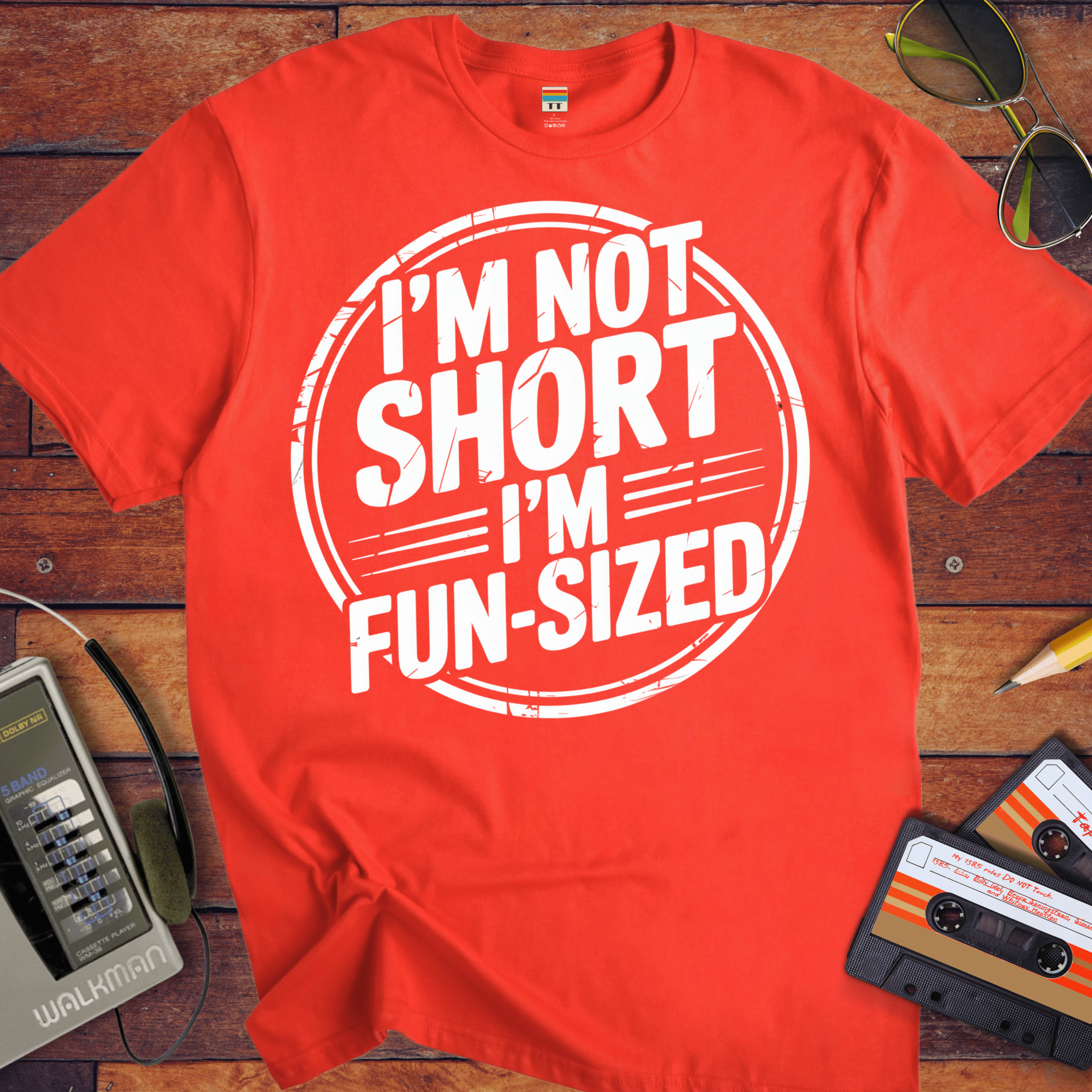 'I'M NOT SHORT I'M FUN-SIZED' Funny T-Shirt