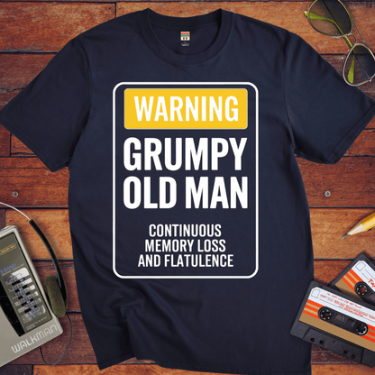 'Grumpy Old Man Continues Memory Loss' Funny T-Shirt