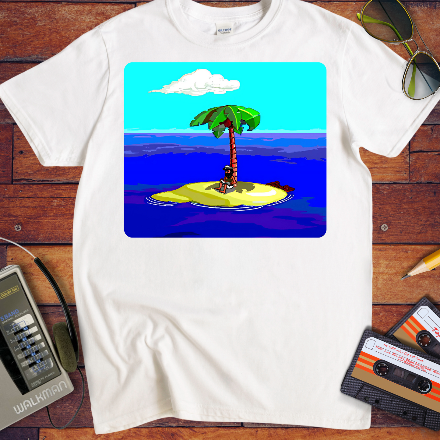 'Jonny Castaway' Funny T-Shirt