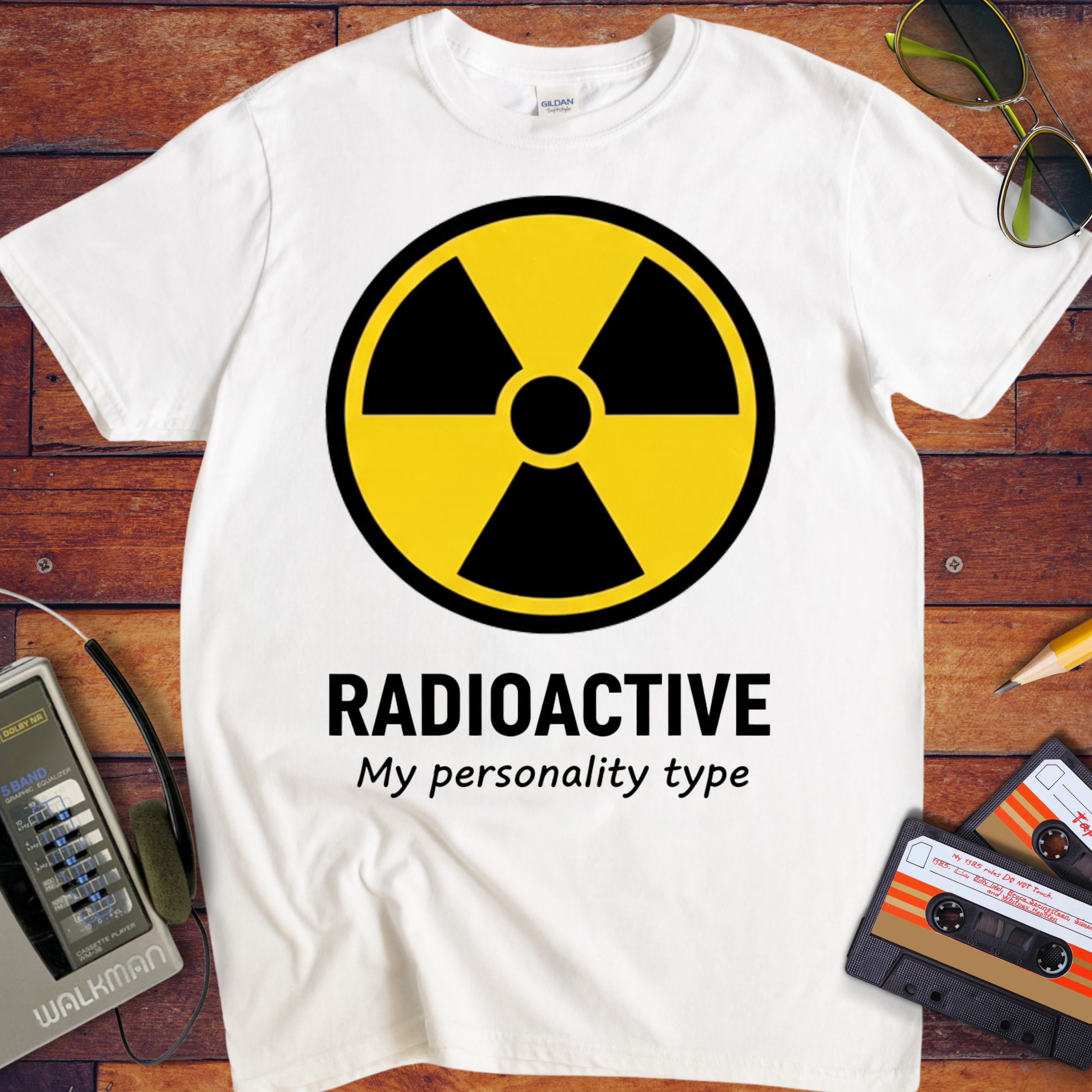 Radioactive Personality T-Shirt | Funny Novelty Tee
