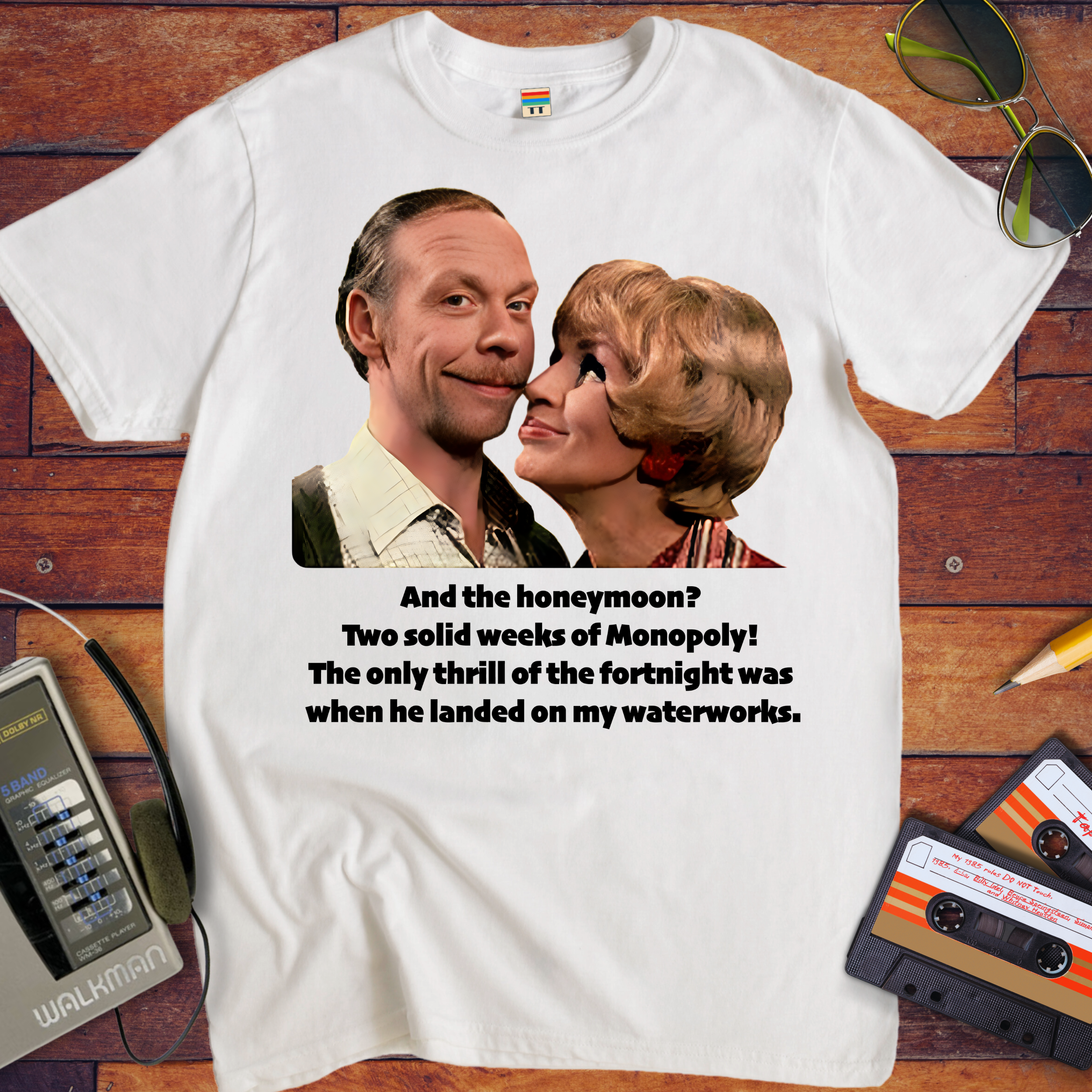 'And the honeymoon? ' Funny T-Shirt