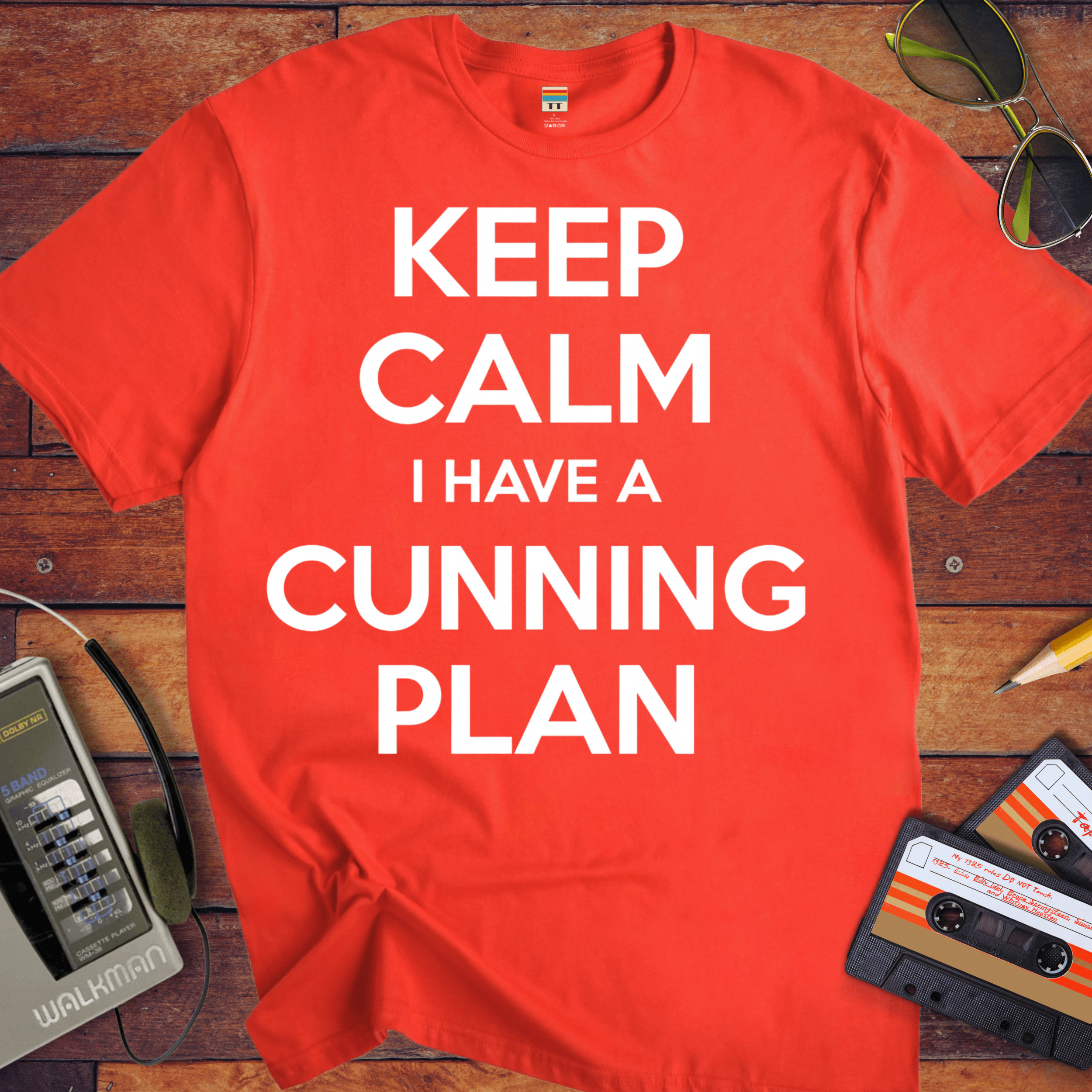 'Keep Calm, I Have A Cunning Plan' Funny T-Shirt