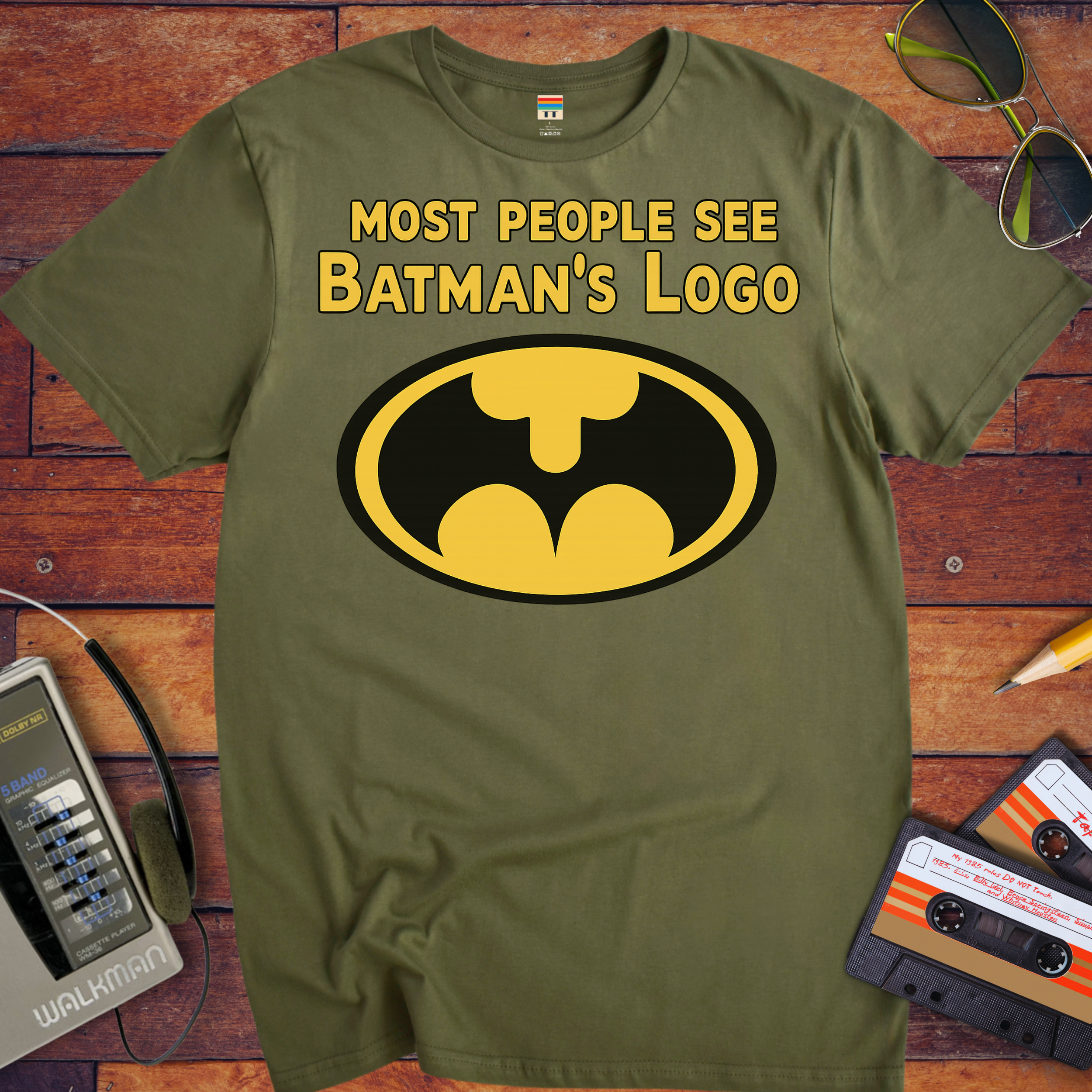 'Batman Logo 'Funny T-Shirt