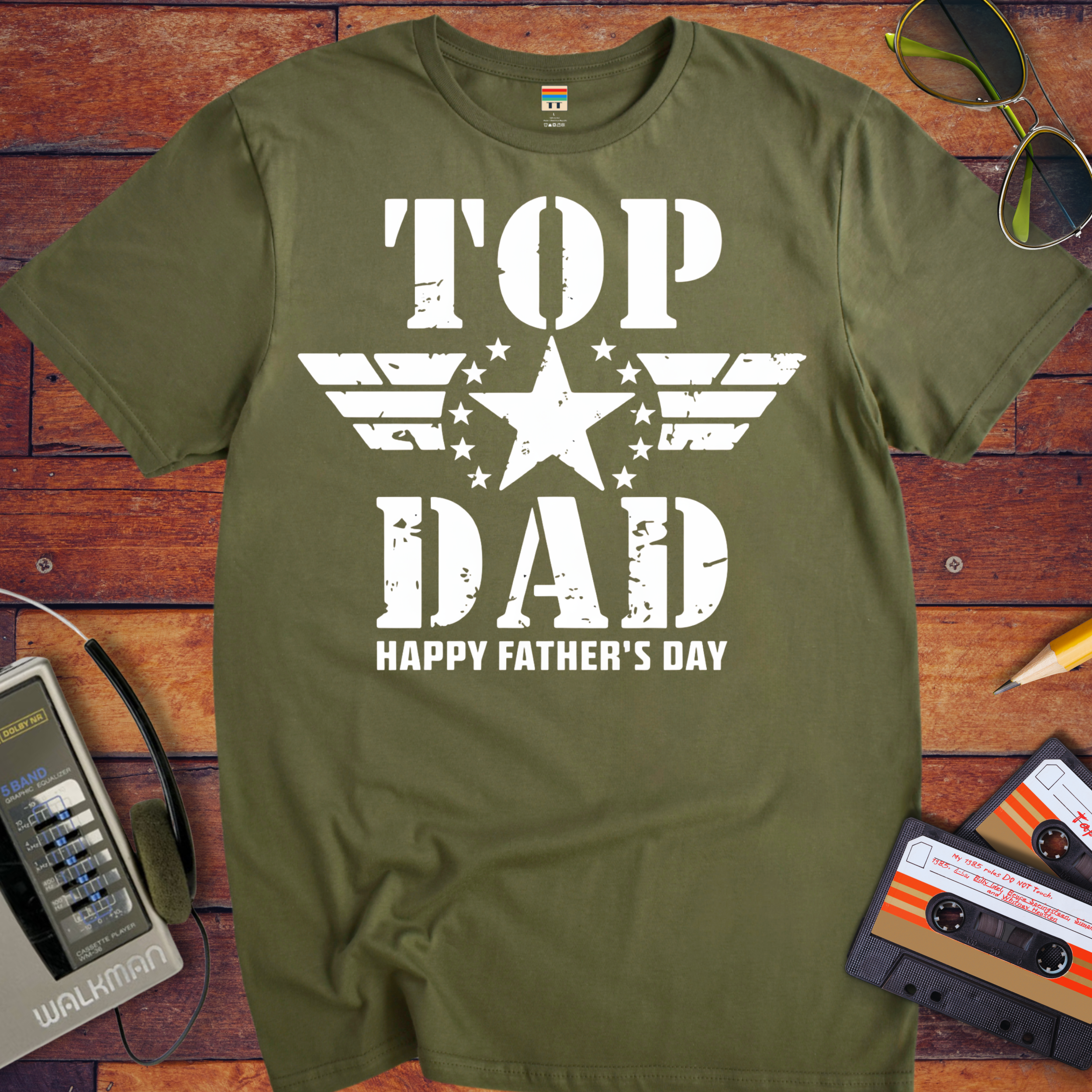 'Top Dad' Funny T-Shirt