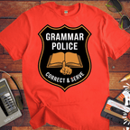 'GRAMMAR POLICE' Funny T-Shirt