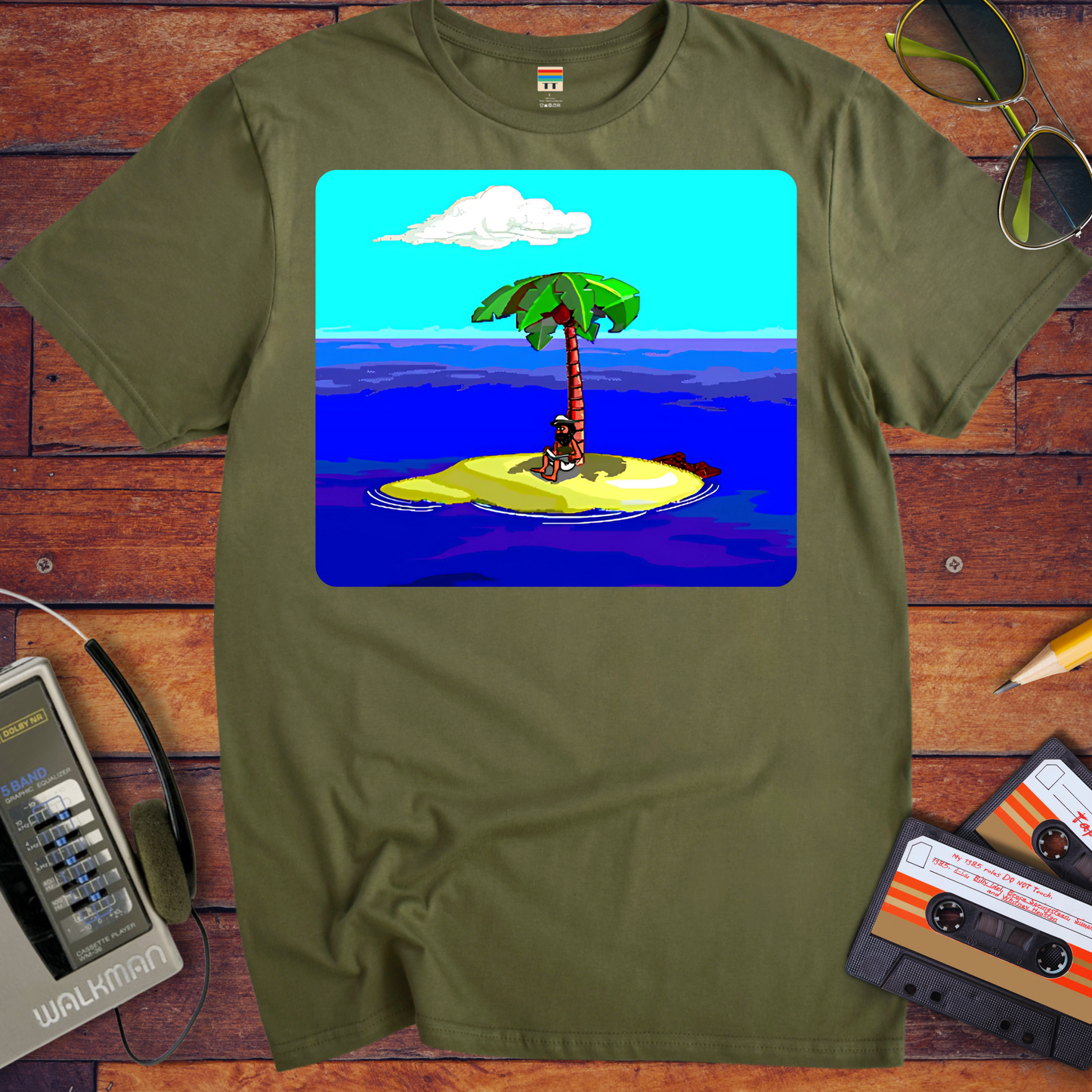'Jonny Castaway' Funny T-Shirt