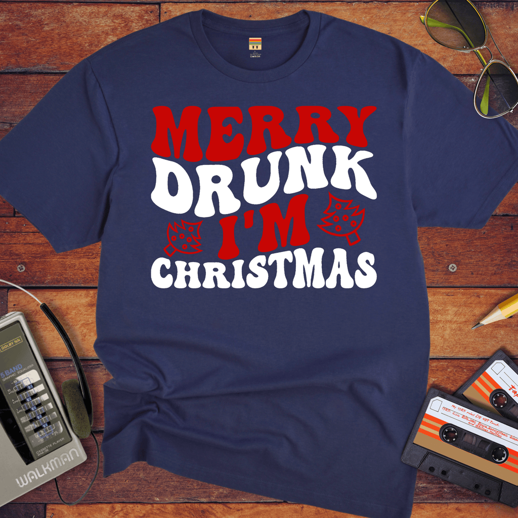 'Merry Drunk Christmas' Funny T-Shirt