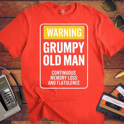'Grumpy Old Man Continues Memory Loss' Funny T-Shirt