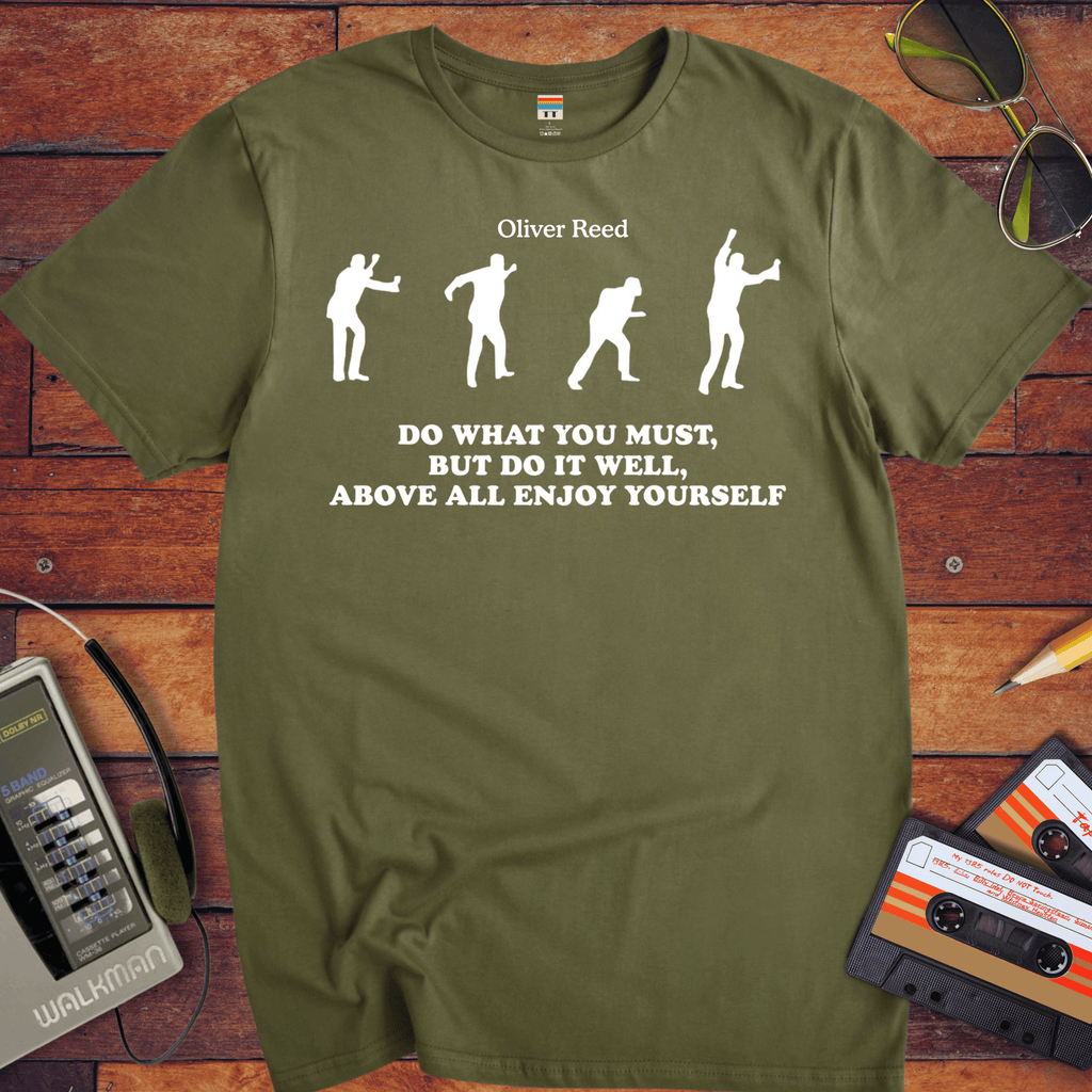 'Oliver Reed' Funny T-Shirt