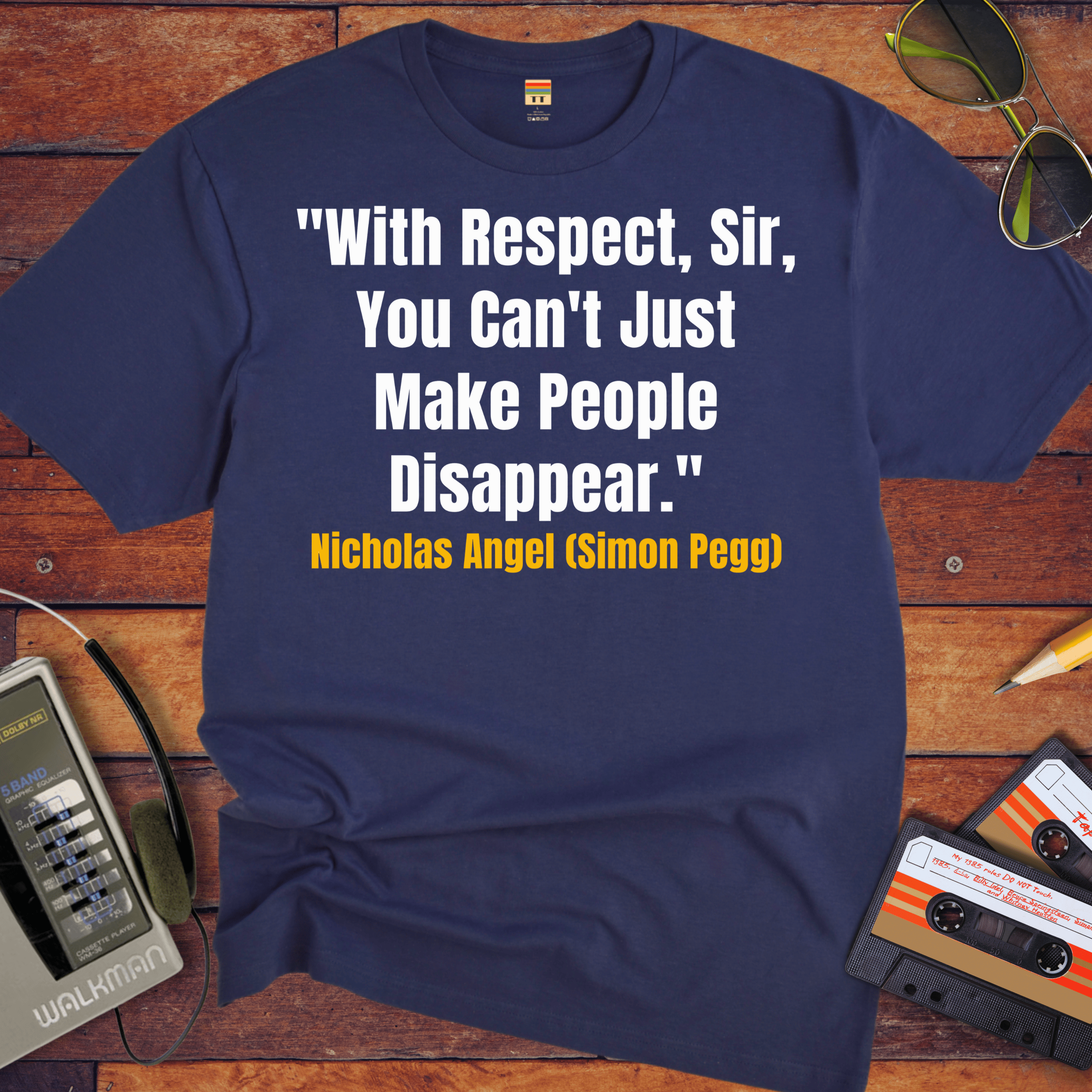 'With Respect, Sir' T-Shirt