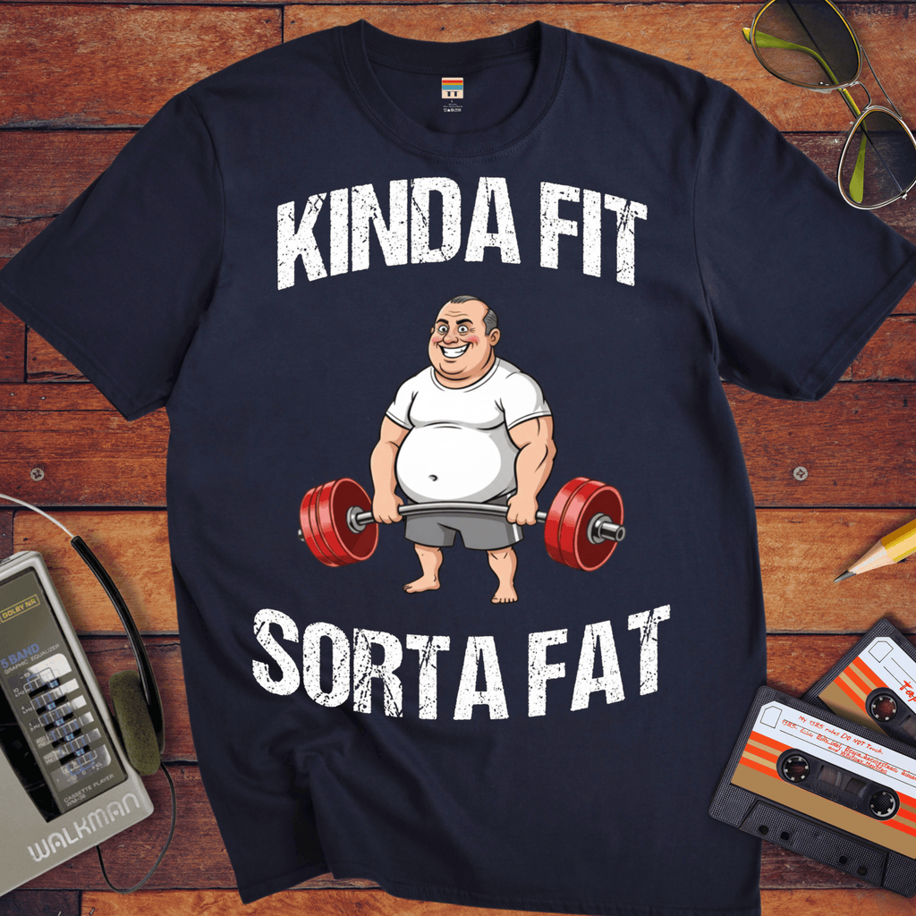 'KINDA FIT SORTA FAT'  Funny T-Shirt
