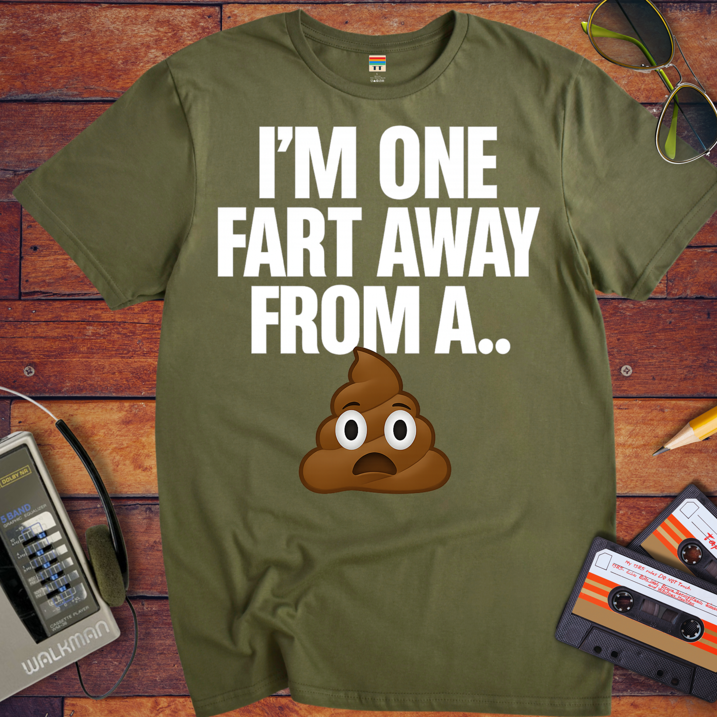 'I'm only one fart' Funny T-Shirt