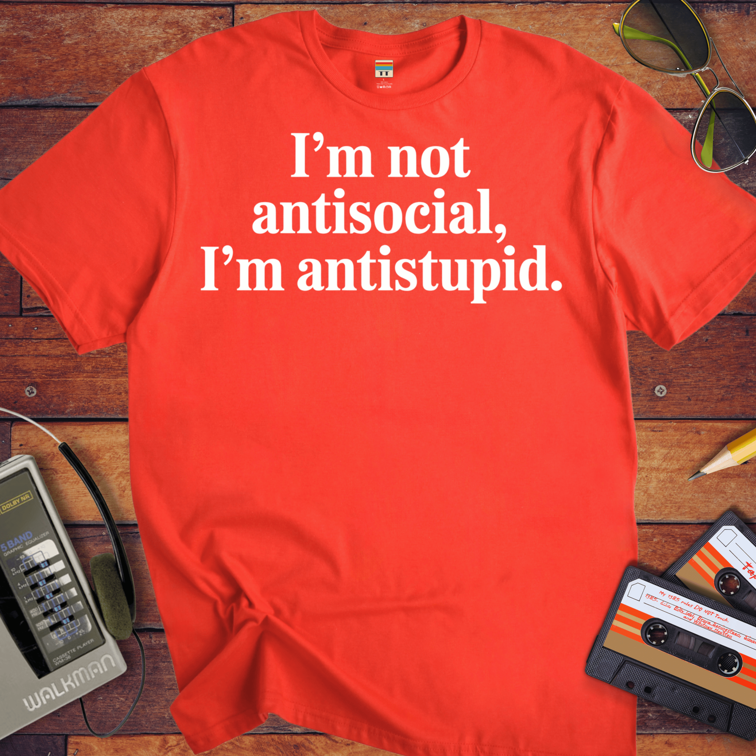 'I'm not antisocial' Funny T-Shirt