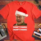 'Don't Panic Xmas' Funny T-Shirt