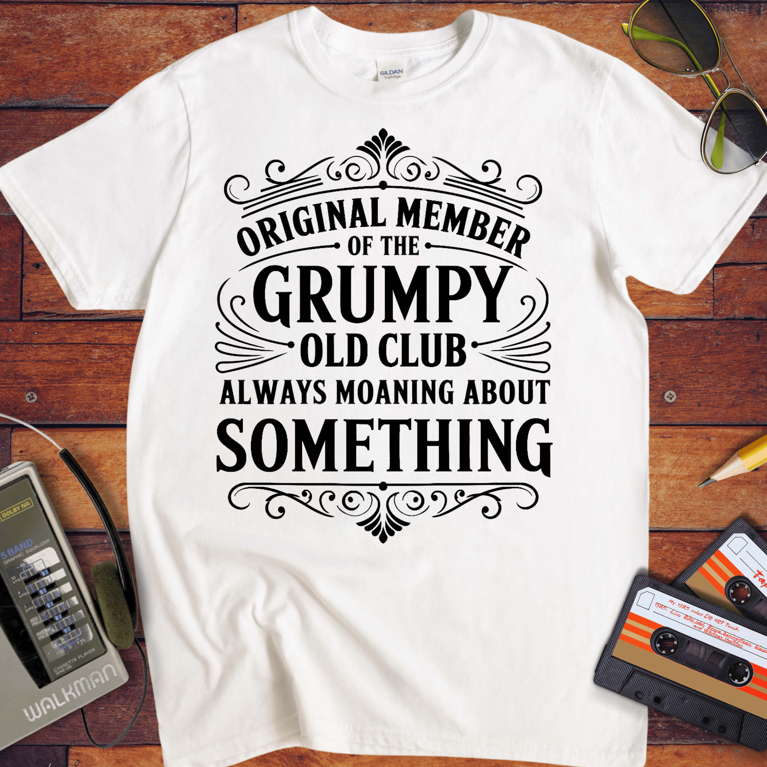 'Original Member Grumpy Old Club.  ' Funny T-Shirt
