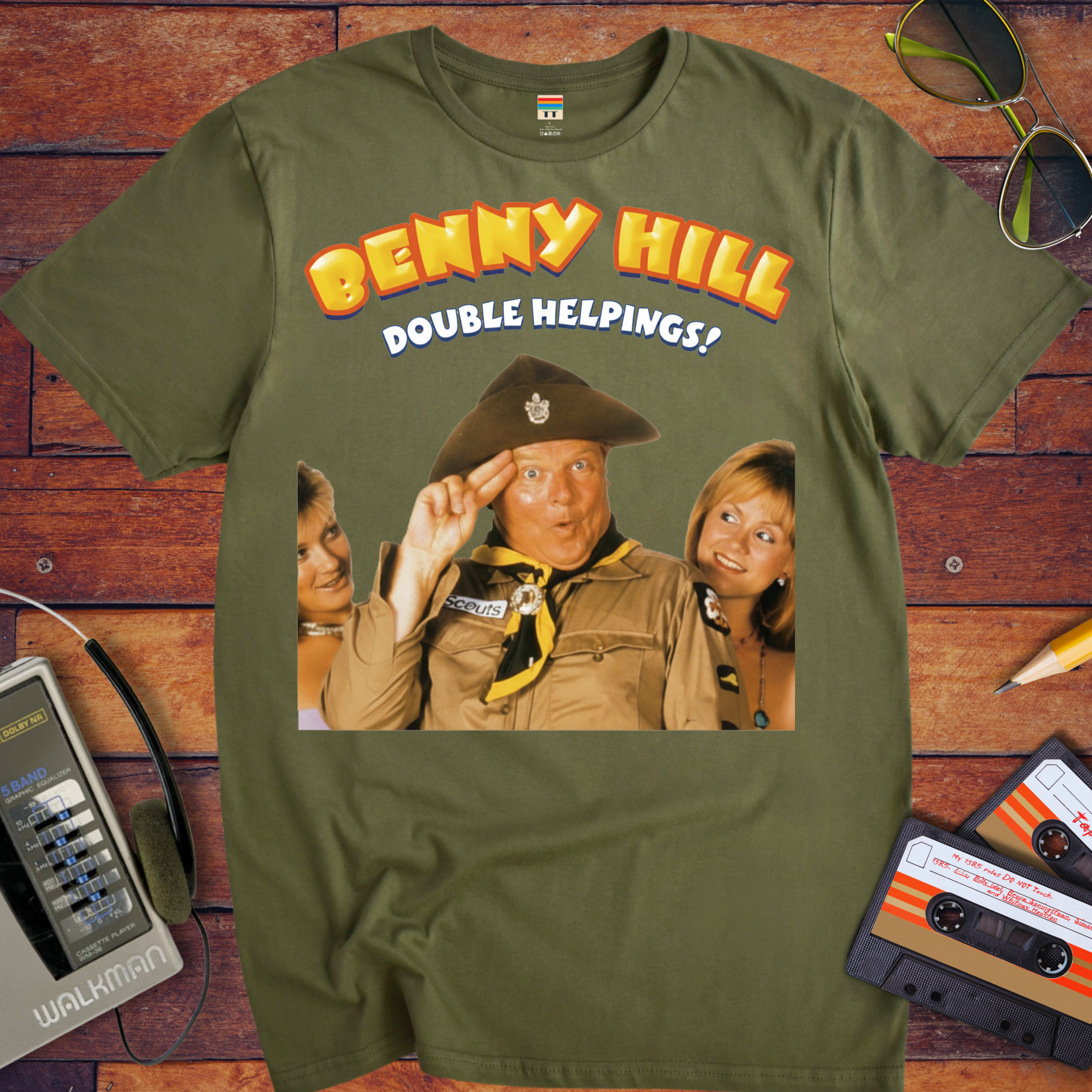 Benny Hill T-Shirt | Classic British Comedy Tee