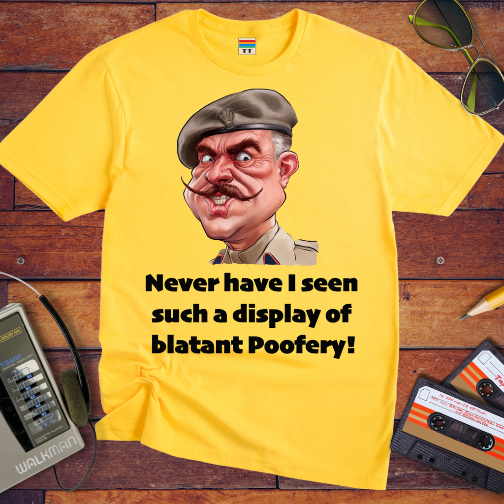 'Blatant  Poofery' Funny T-Shirt  ⭐️ Best Seller ⭐️