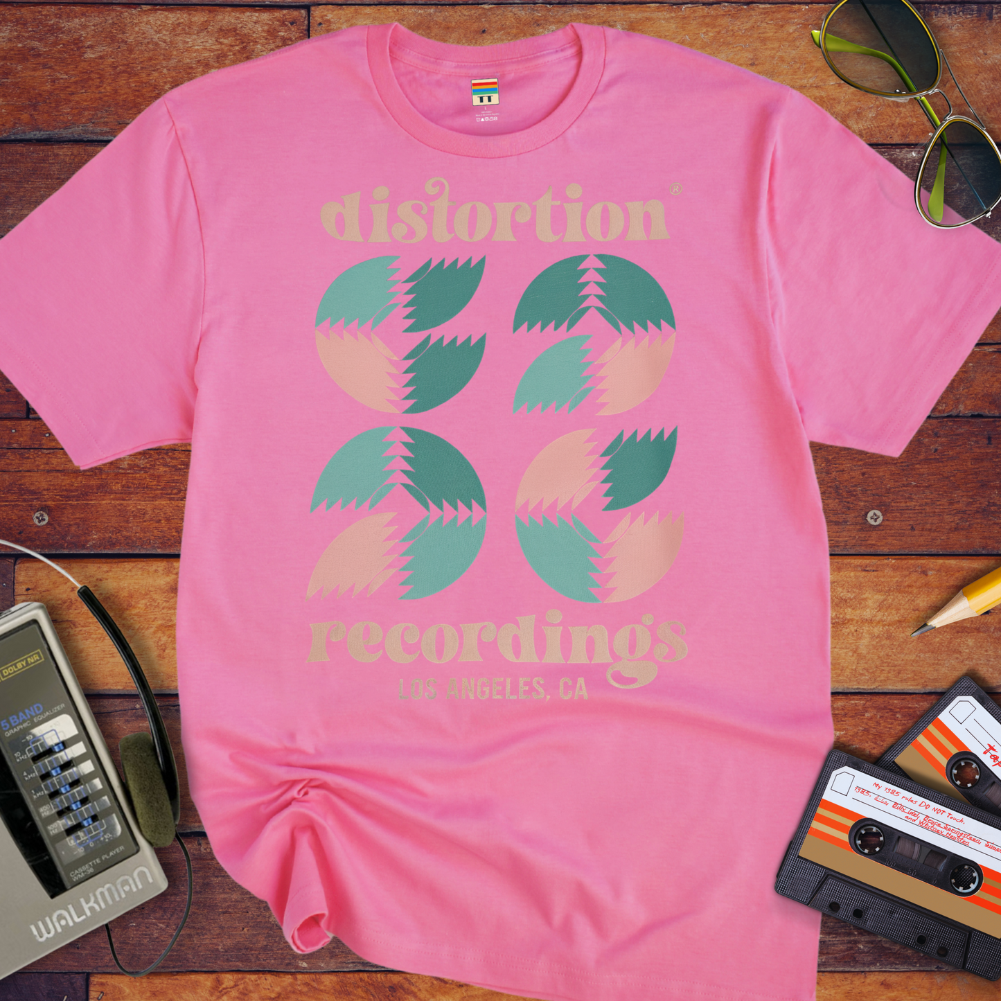 'Distortion recordings' T-Shirt